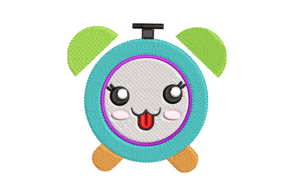 Alarm Clock: A Versatile Embroidery Design for Meaningful Gifts