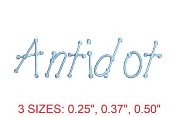 Antidot Font Review for Boutique Sweatshirts