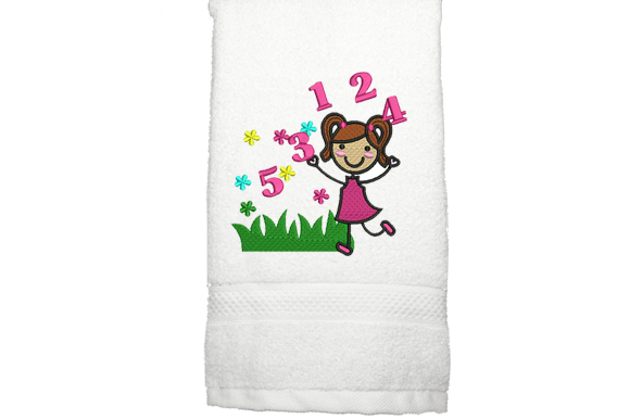 Babies School Embroidery Design
