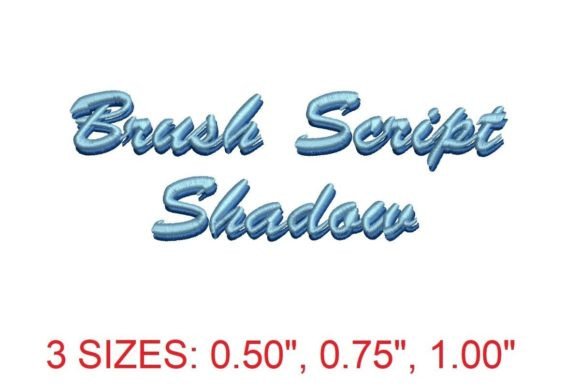 Brush Script Shadow Embroidery Font Review: A Timeless Choice for Personalized Gifts