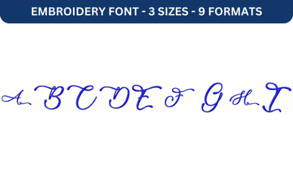 Review of Lovely Home Font Upper A to I for Real Embroidery Projects